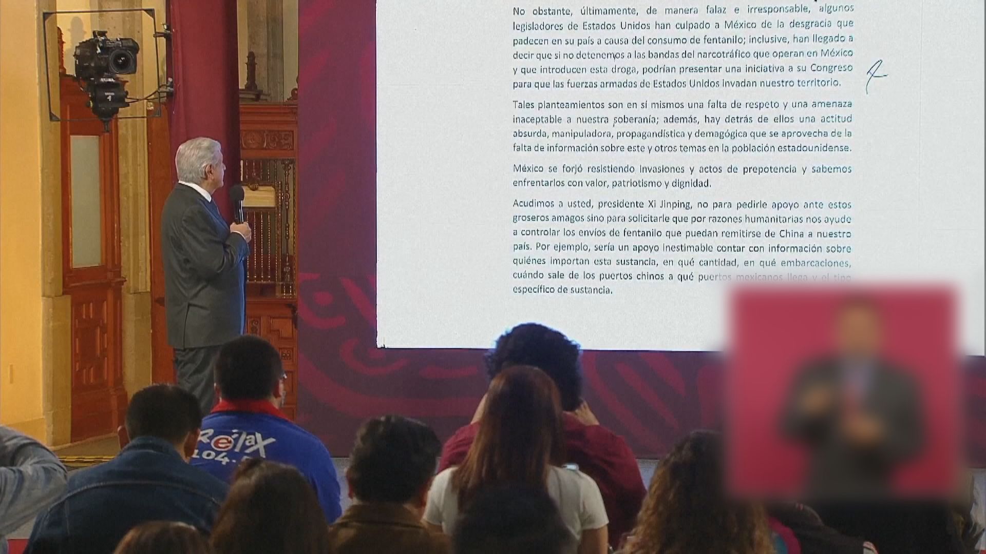 墨西哥總統致函習近平要求中國協助打擊走私芬太尼