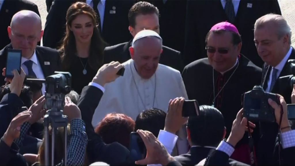 教宗繼續訪問墨西哥行程