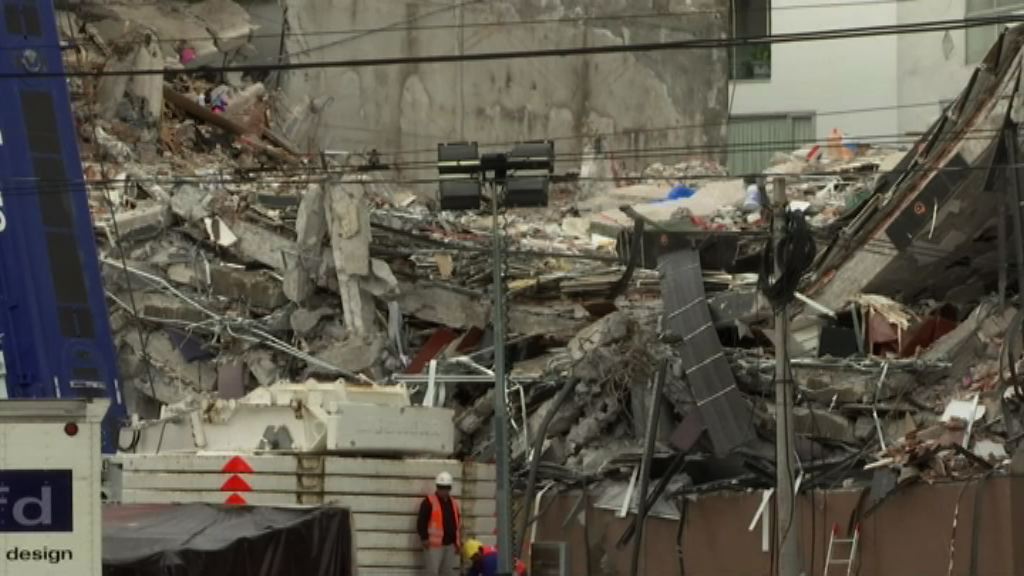 墨西哥終止地震搜救行動