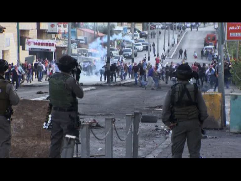 以巴於西岸多個城市爆發衝突