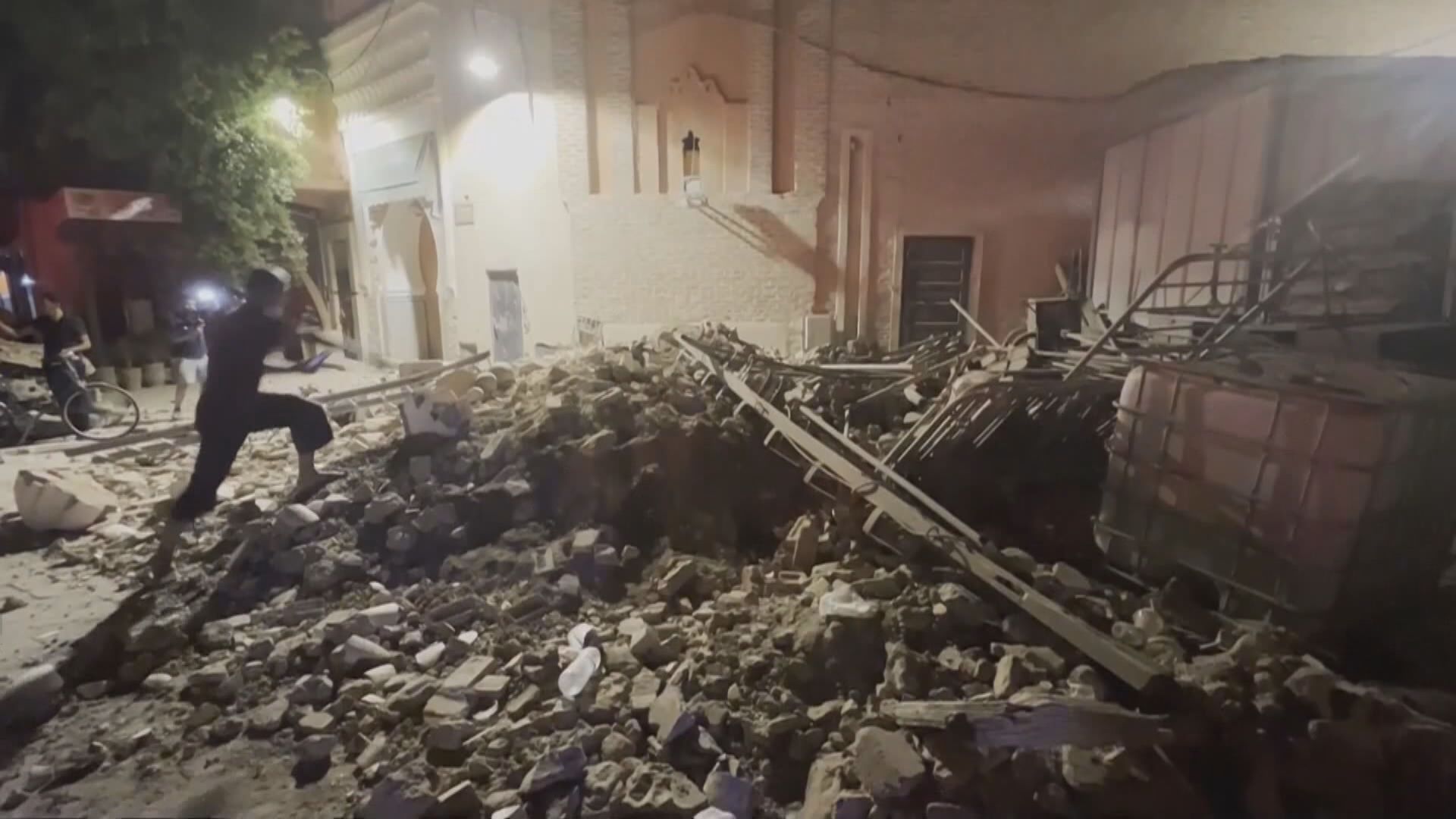 摩洛哥發生6.8級地震