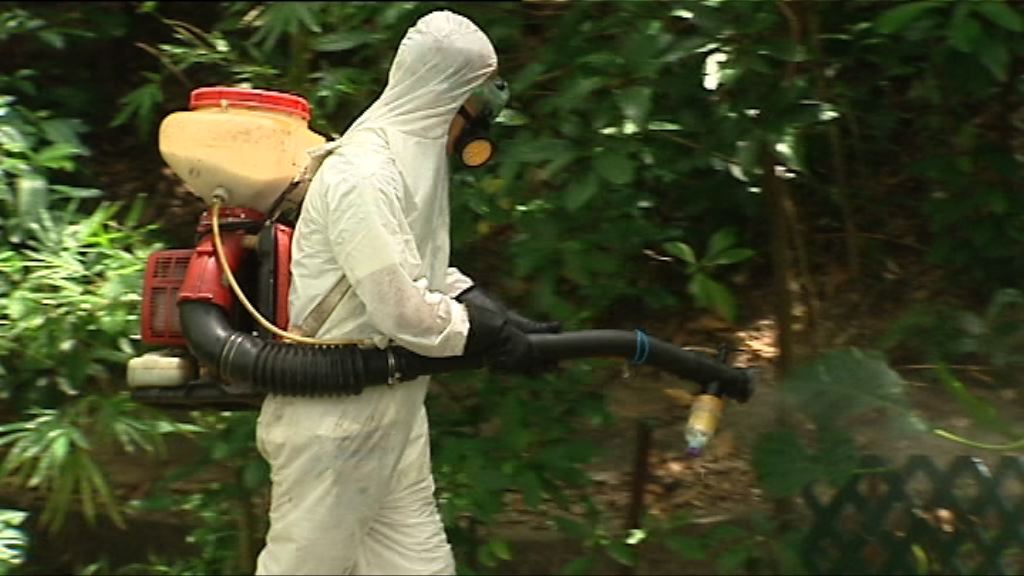 食環署將軍澳英明苑附近滅蚊