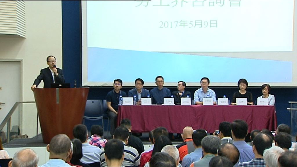 勞工界舉行諮詢大會討論取消對沖