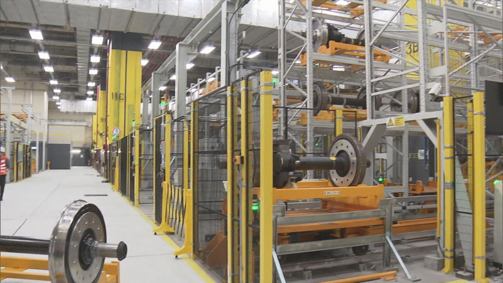 港鐵綜合輪對維修中心將運作　輪對維修更換縮短至約10小時