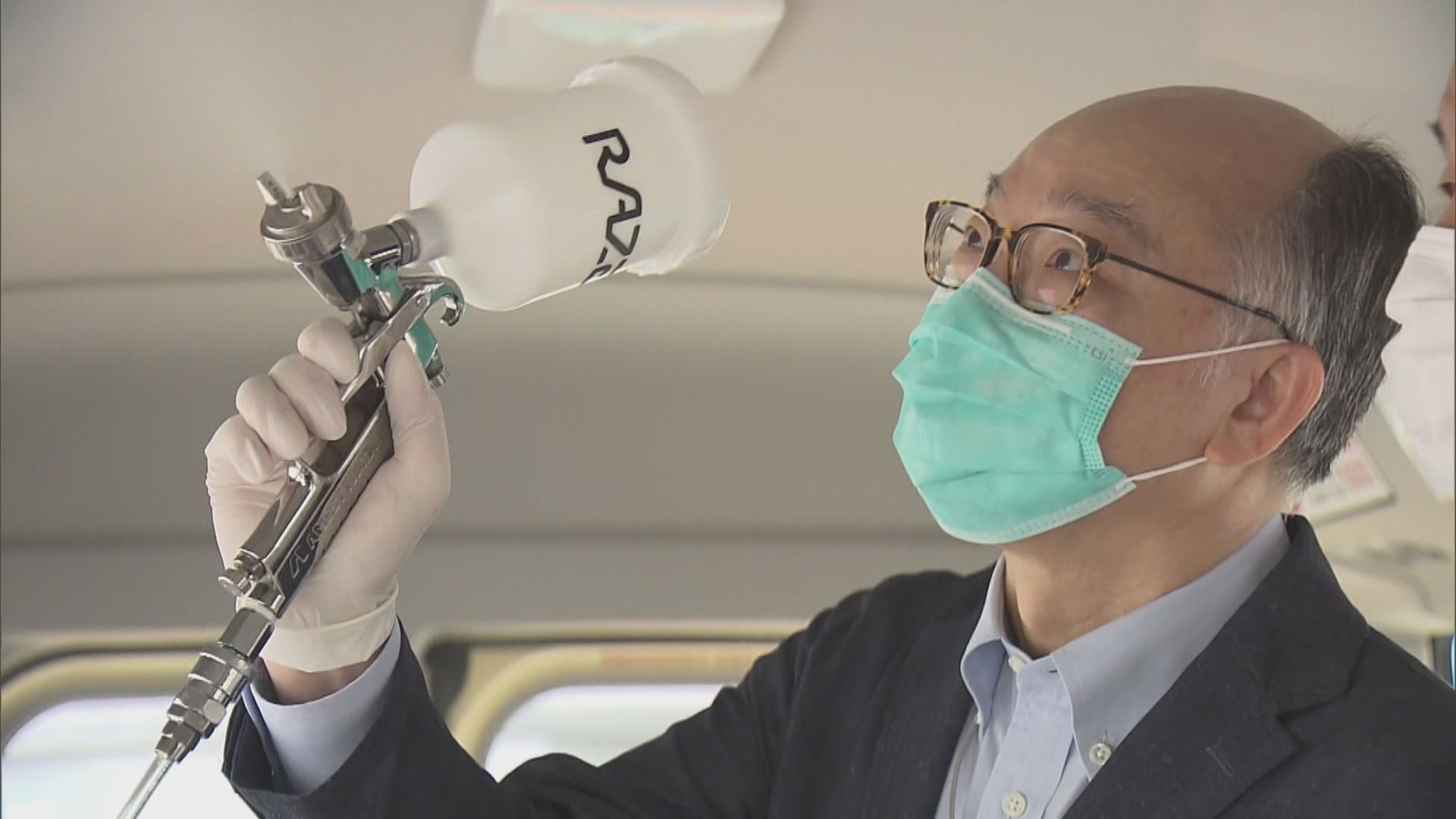 運輸業界加強消毒的士及小巴