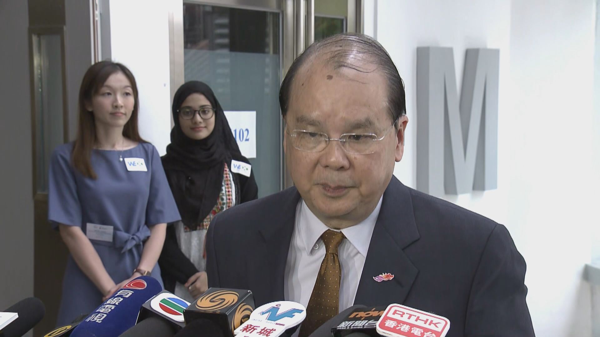 張建宗不評論紅磡站附近沉降問題