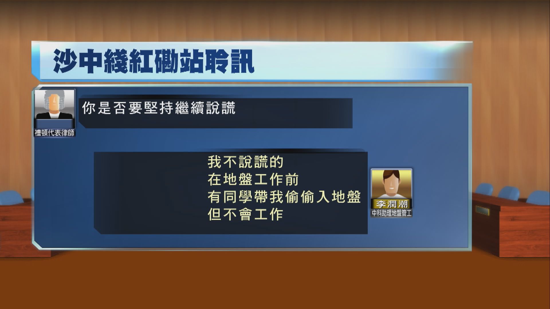 委員會律師質疑中科工人證供可信性