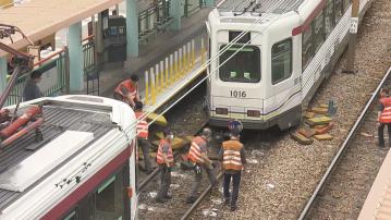 輕鐵列車鍾屋村站脫軌 無人受傷