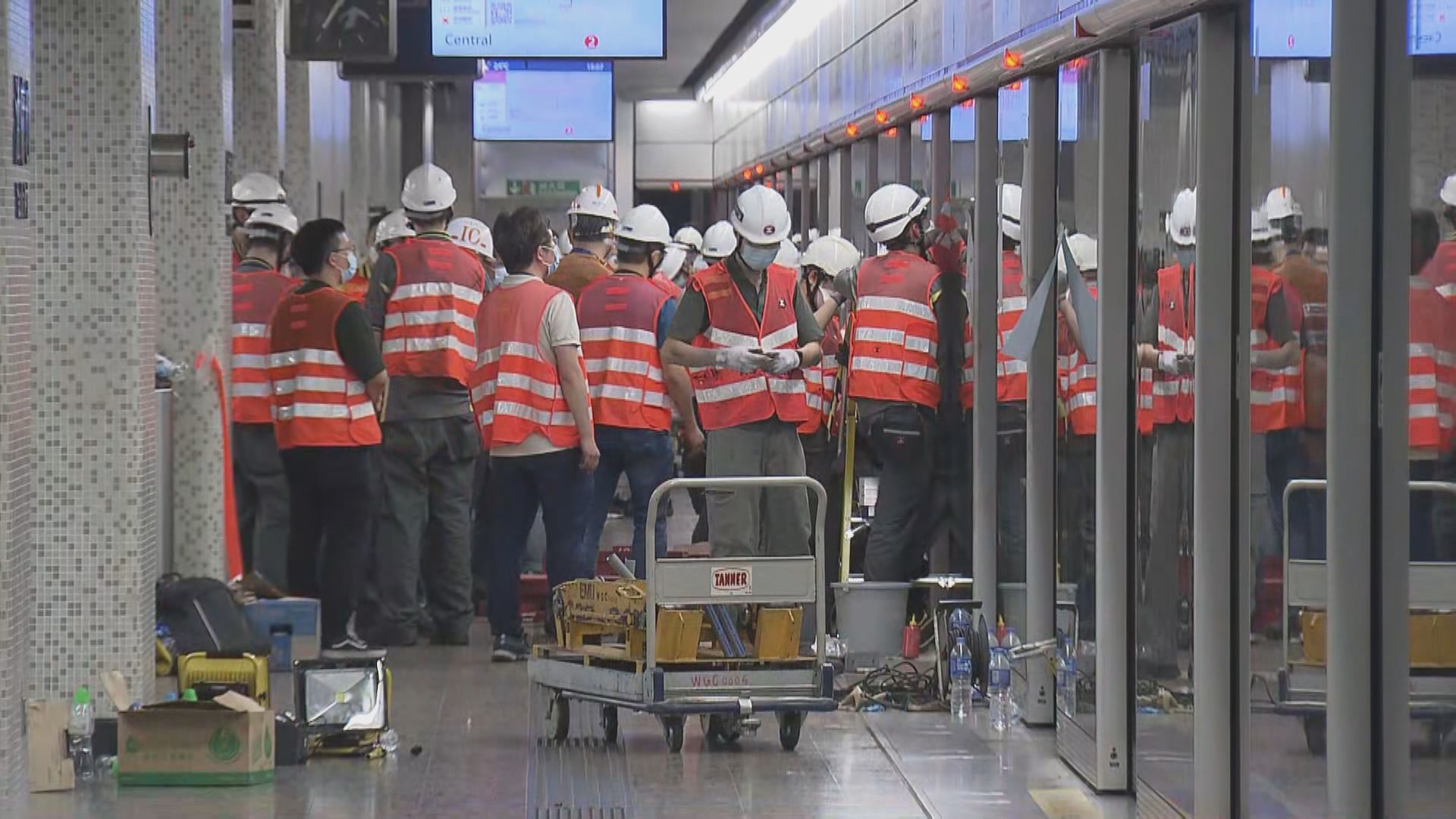 港鐵︰爭取明早恢復荔景往來佐敦列車服務