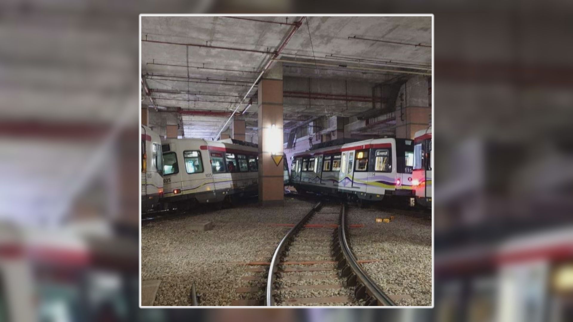 輕鐵元朗站交通事故　元朗站至塘坊村服務暫停