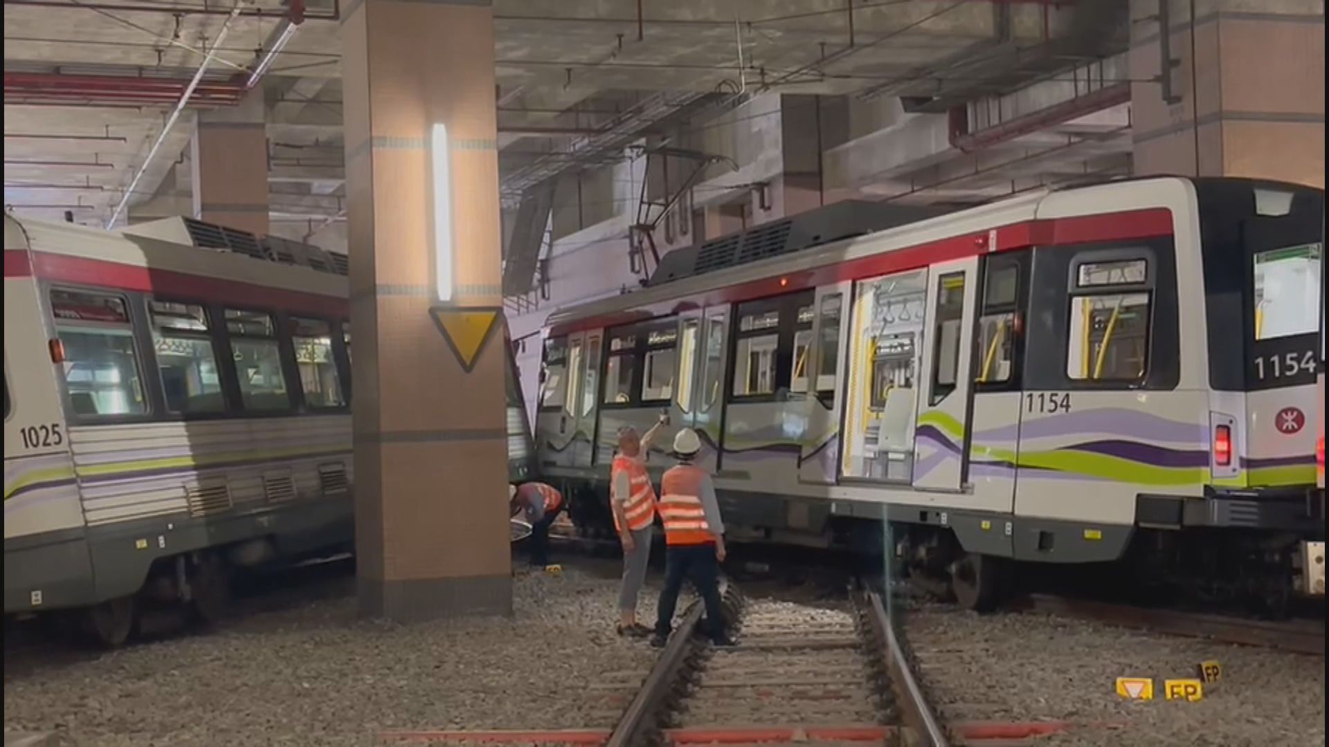 輕鐵元朗站交通事故 元朗站至塘坊村服務暫停