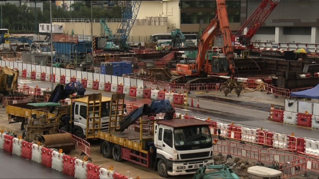 會展站工地早上未見挖掘工程