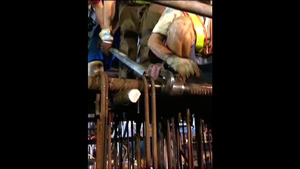 紮鐵工質疑紅磡站鋼筋未接駁好將導致移位