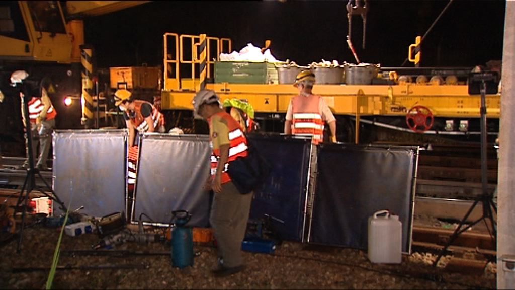 港鐵已更換火炭站有裂紋路軌