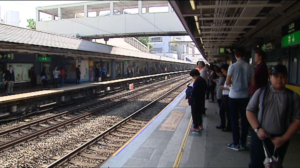 港鐵火炭站路軌有橫向裂紋