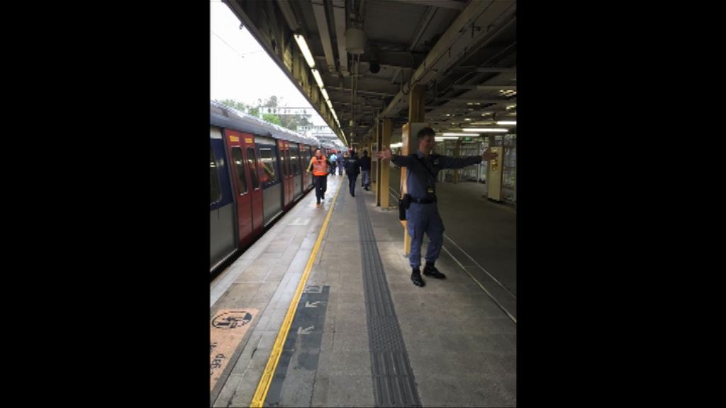 港鐵上水站有人墮軌服務一度受阻