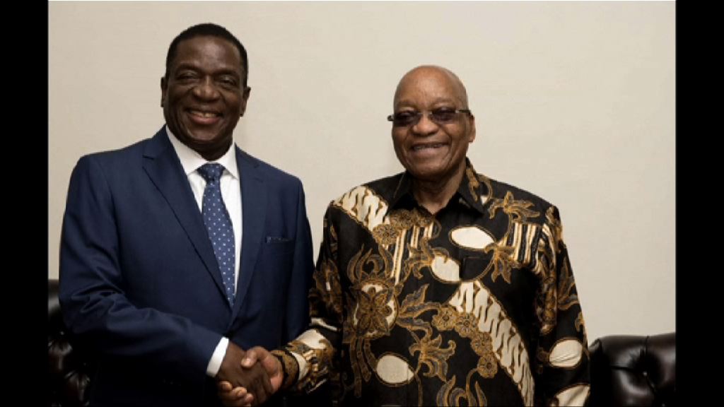 姆南加古瓦周五宣誓任津巴布韋總統