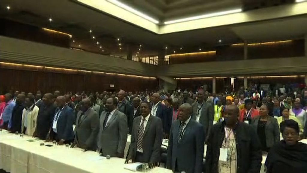 津巴布韋執政黨解除穆加貝職位