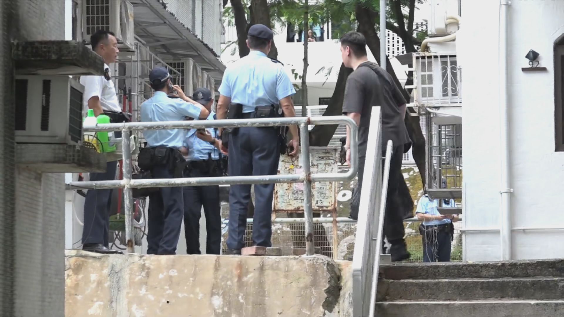 荃灣三棟屋村　兒子涉殺父被捕