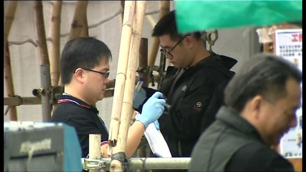 屯門謀殺案　警方封鎖地盤調查