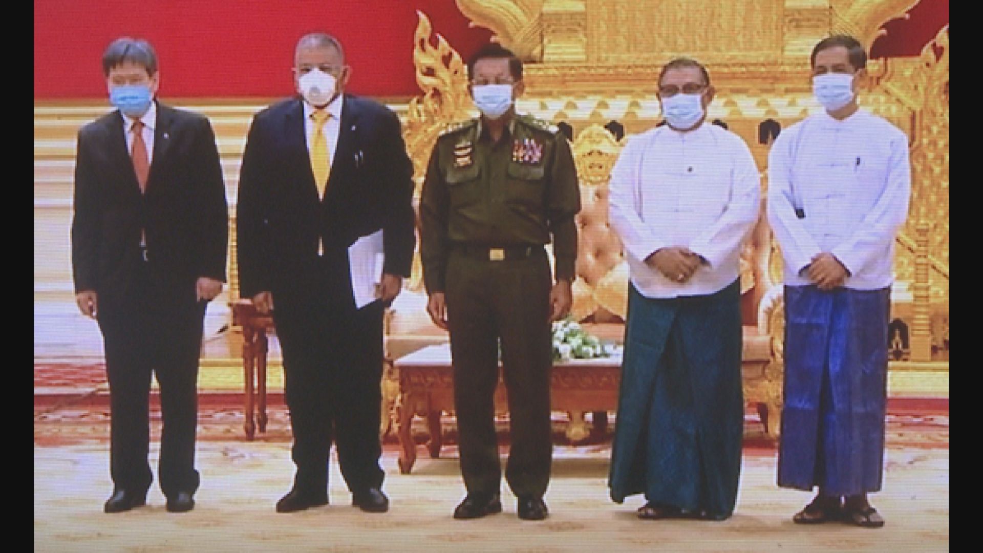 緬甸國防軍總司令接見東盟官員　承諾會再舉行大選