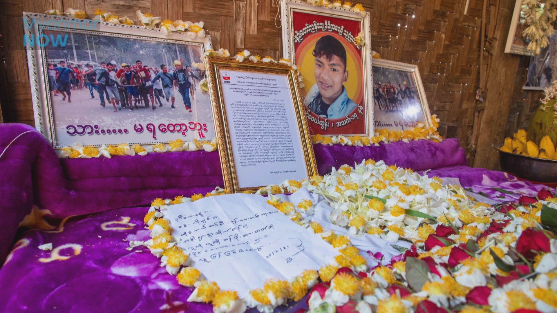 據報緬甸上周三人被軍警射殺　大批民眾悼念死者