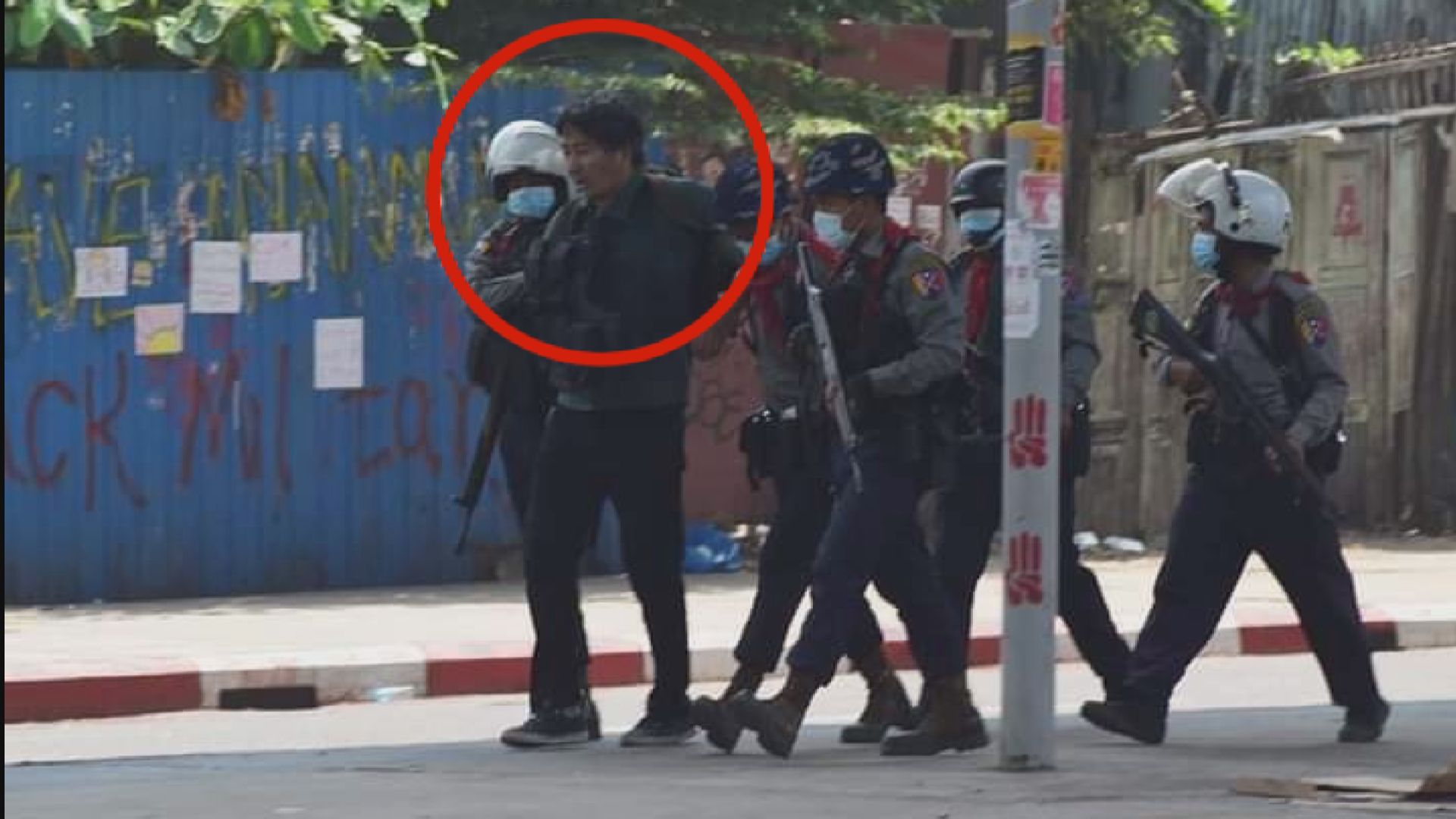 緬甸一名日本記者被捕後獲釋