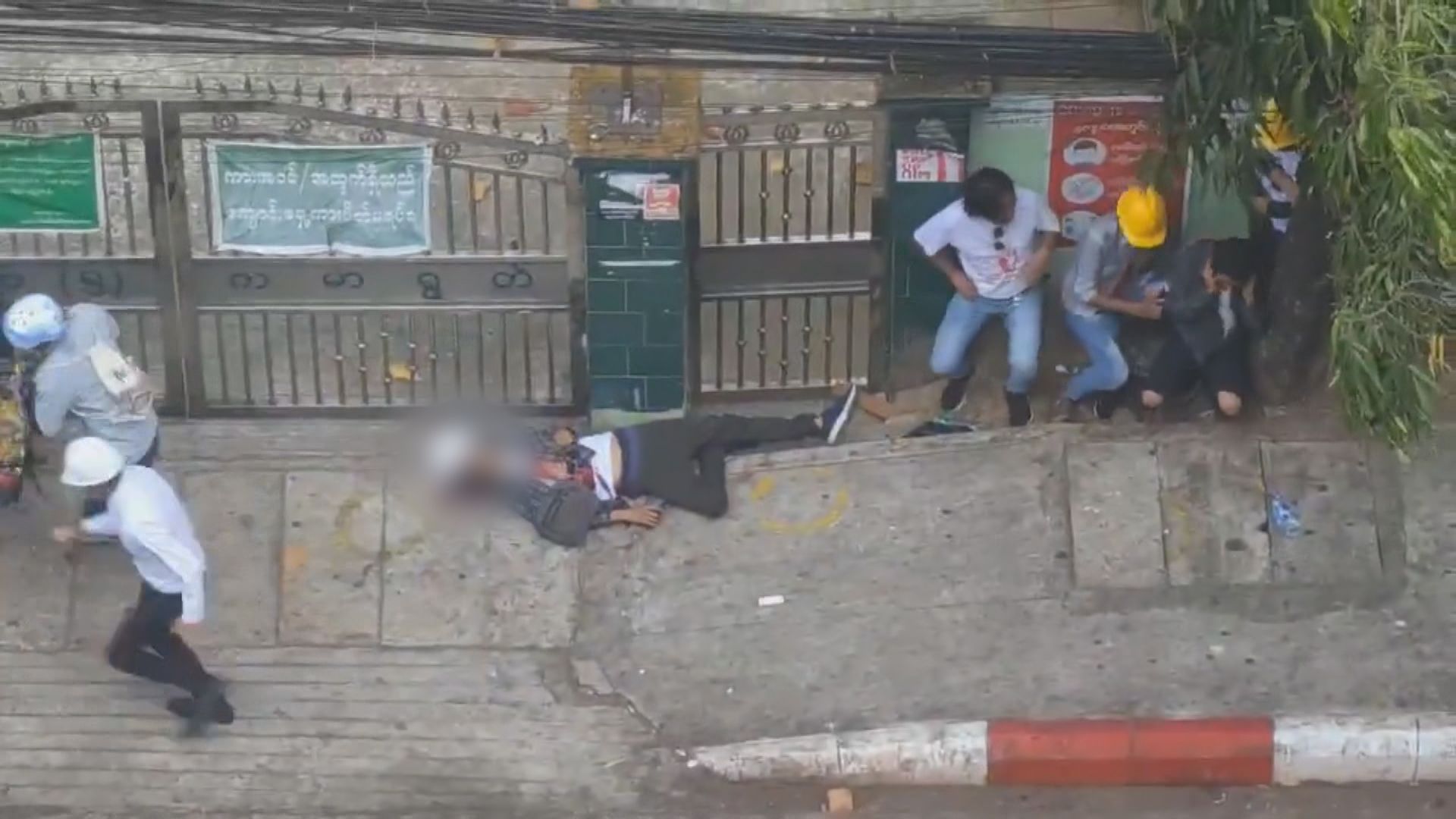 緬甸傳媒指仰光有示威者中槍後死亡