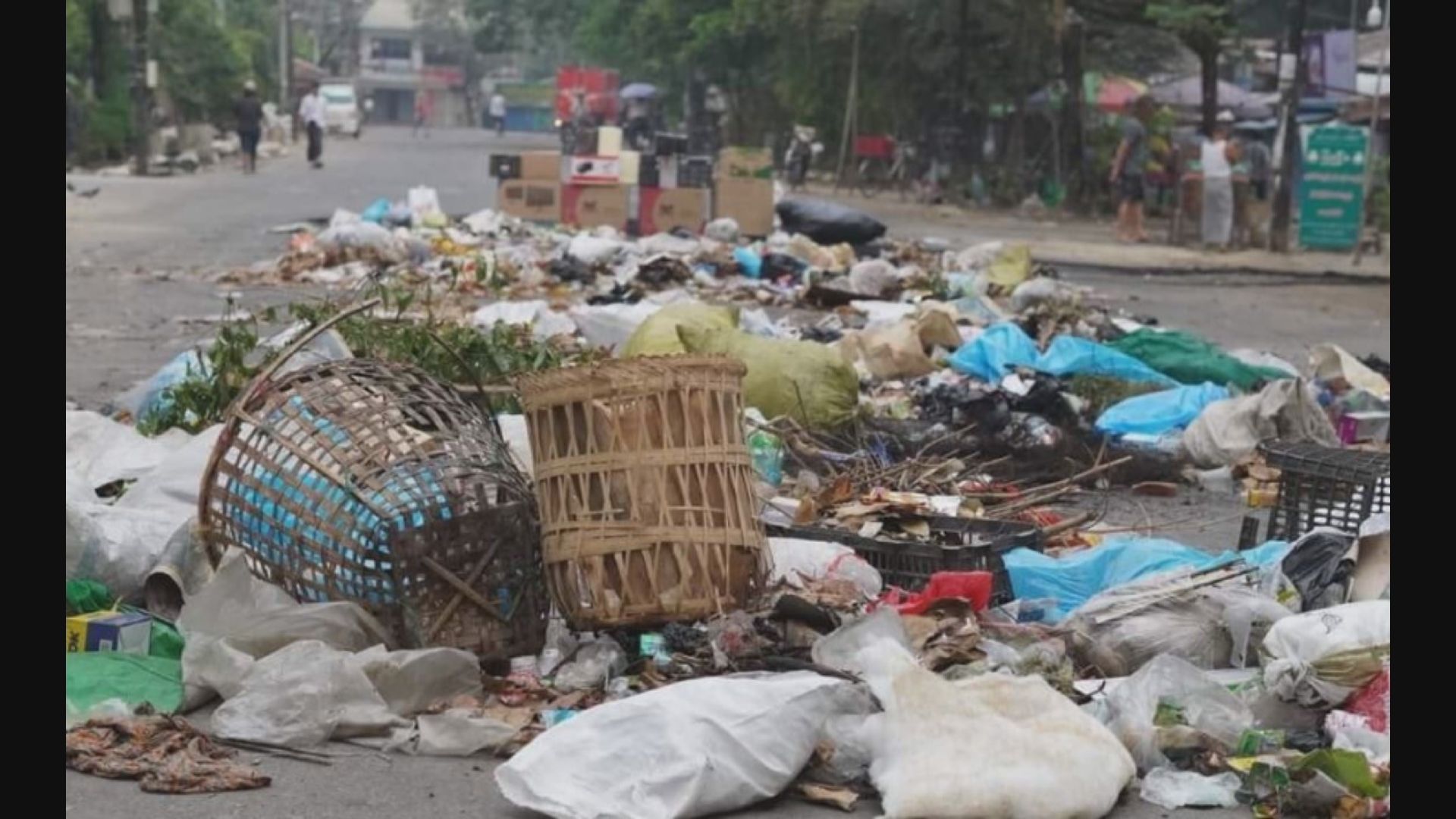 緬甸民眾發起「垃圾抗爭」抗議軍事政變
