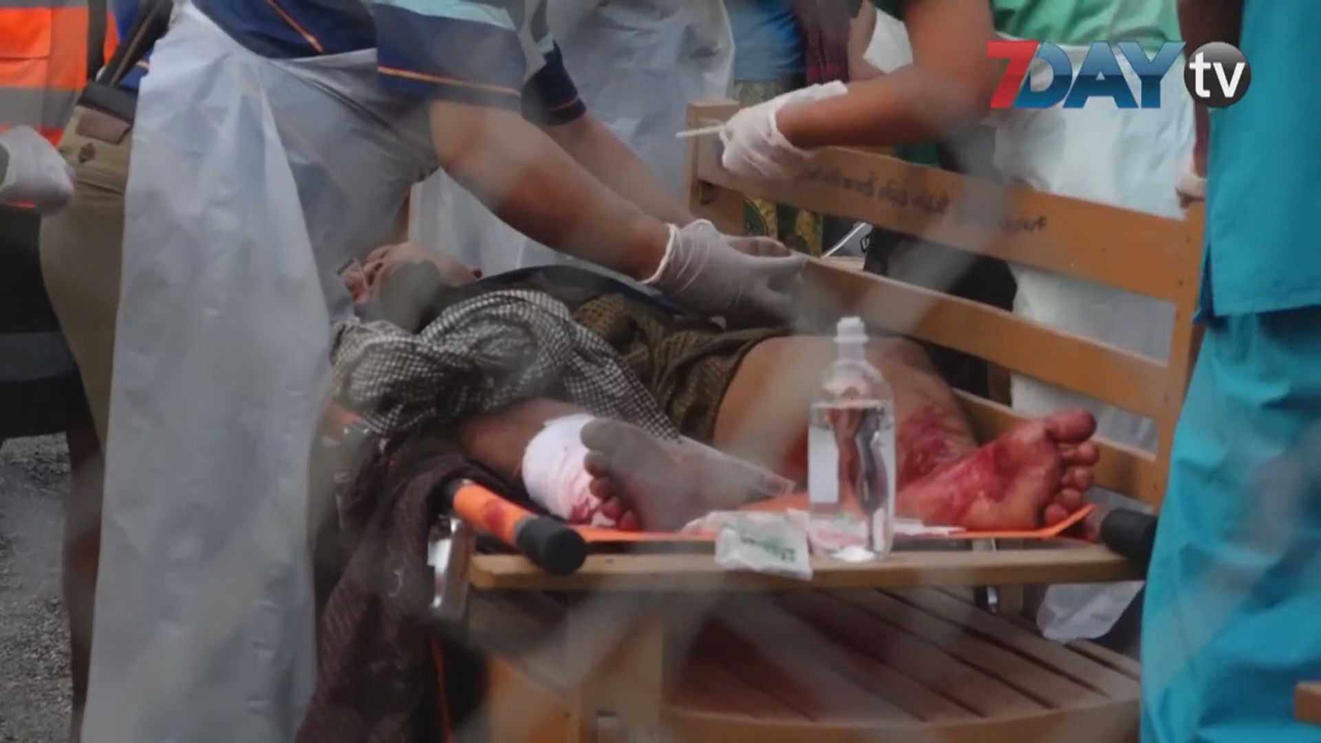 緬甸有示威者據報被實彈擊中死亡