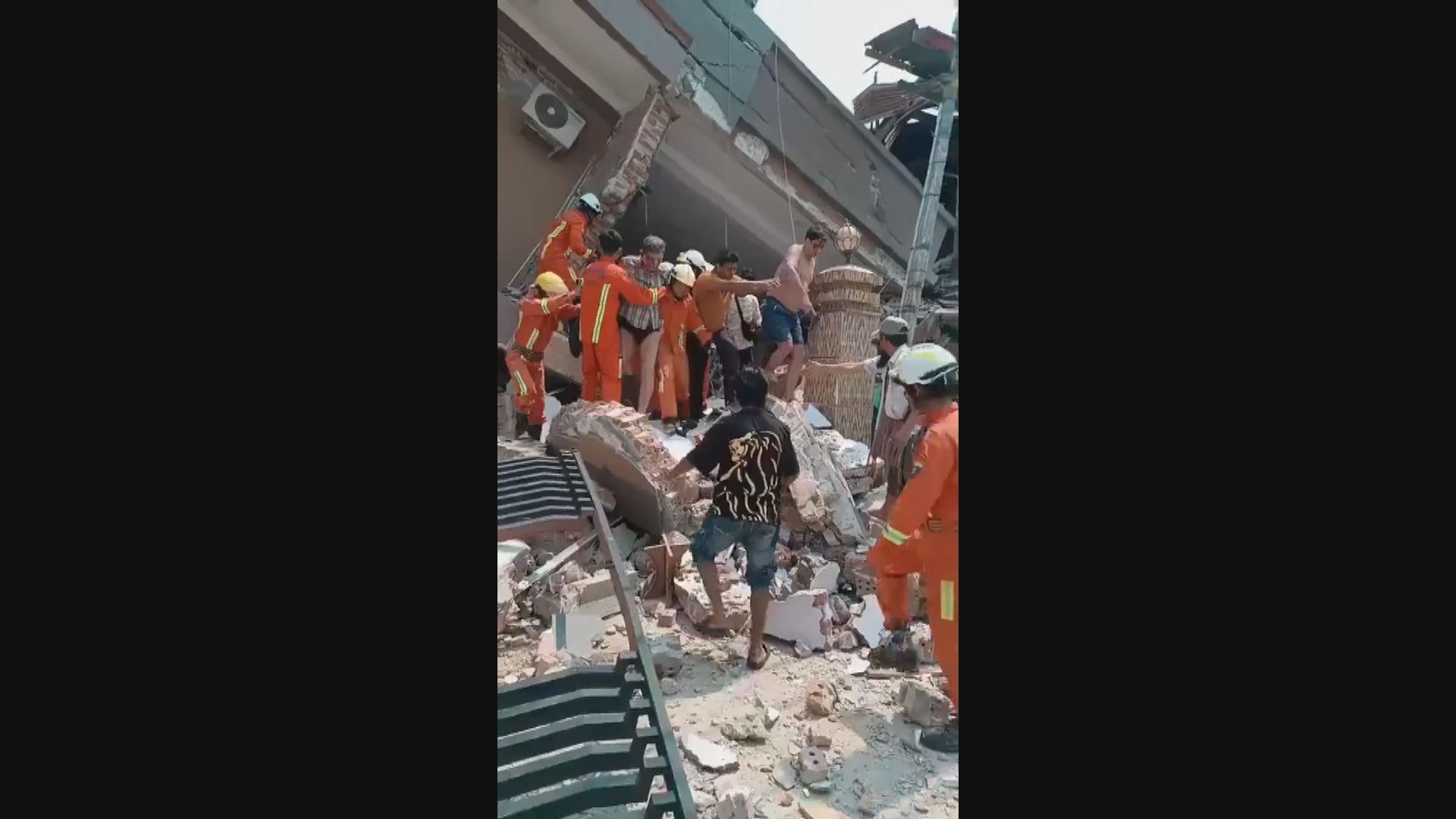 緬甸大地震｜曼德勒清真寺倒塌10死　泰國曼谷塌樓多人被埋至少1死