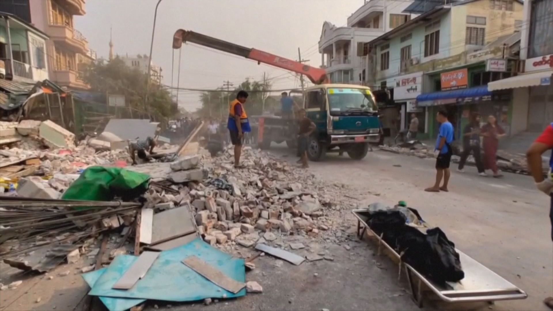 強地震緬甸增至過千死　中方向緬甸提供一億元人民幣救災援助