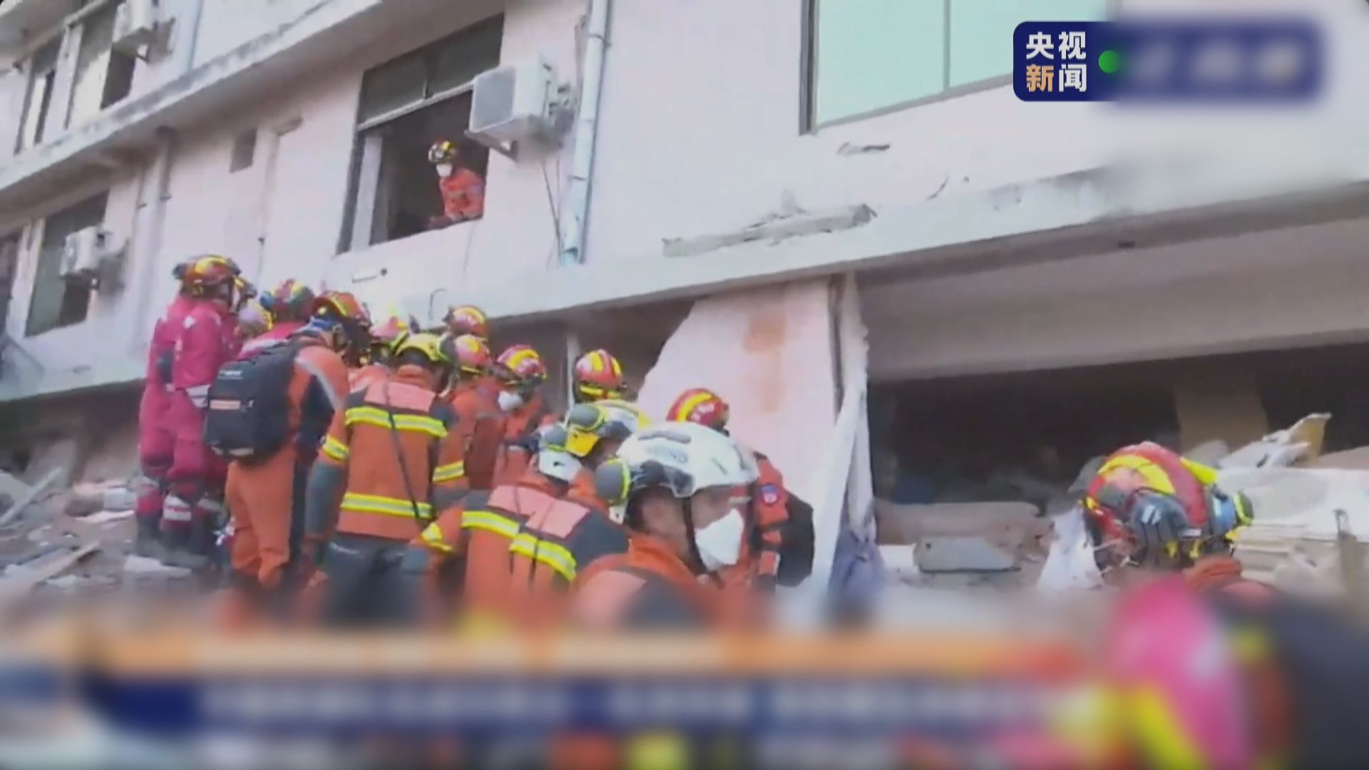 緬甸地震｜特區救援隊聯同國家救援隊合力救出一名地震生還者