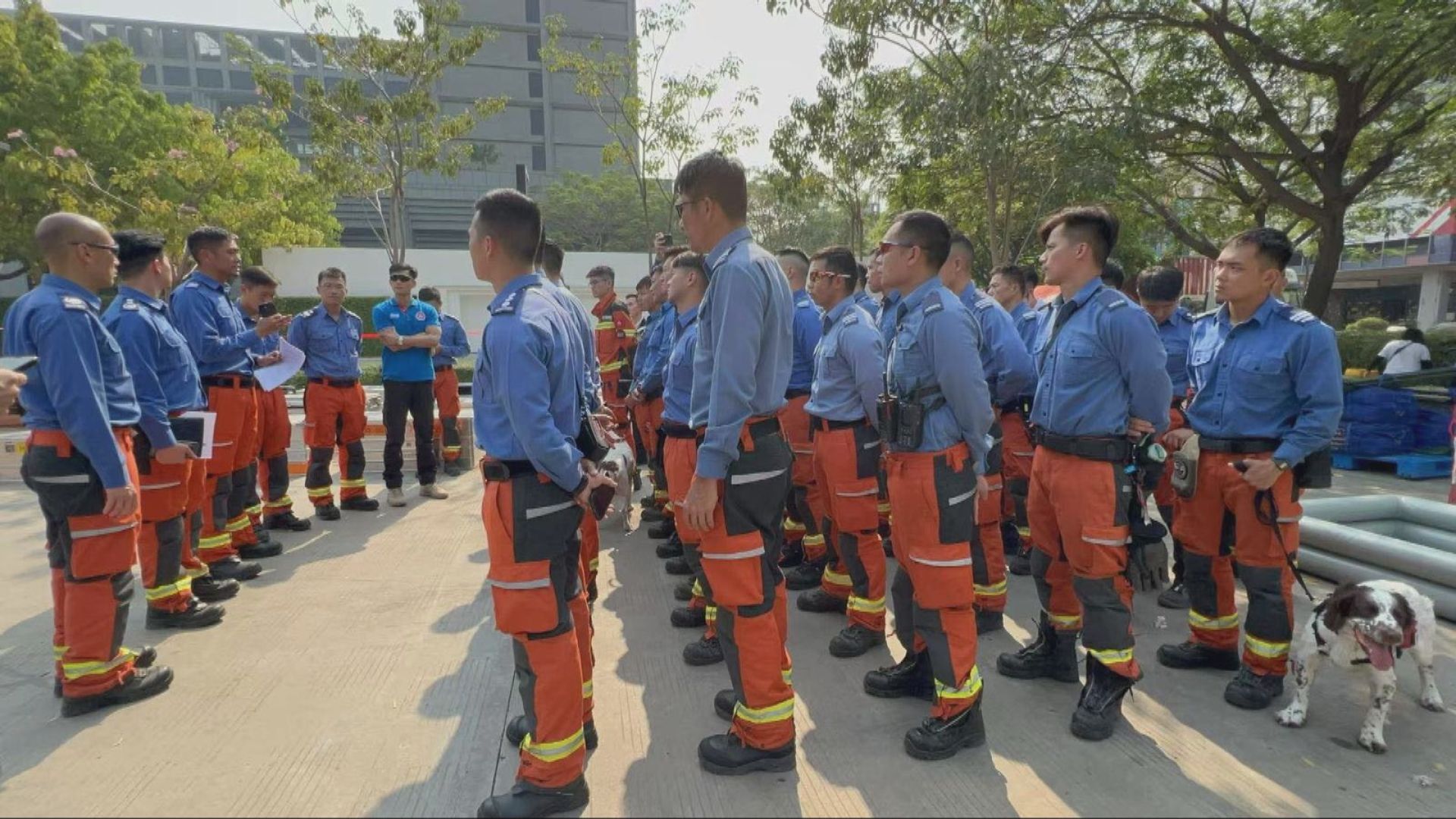 緬甸地震｜特區救援隊抵緬甸重災區曼德勒展開搜救