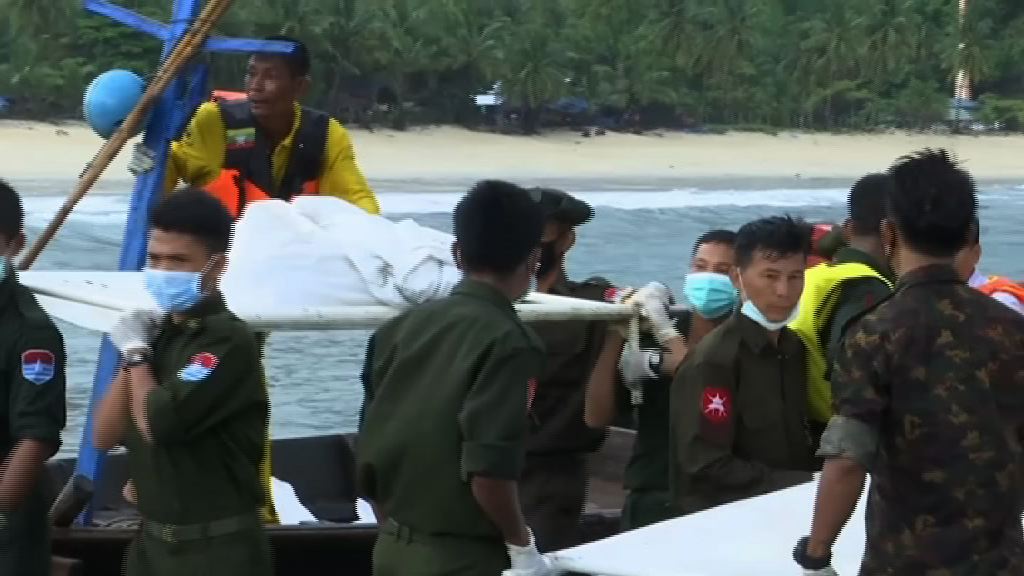緬甸運輸機失事發現多具遺體