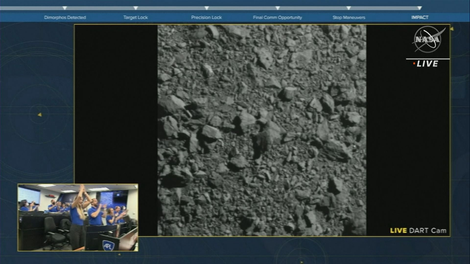 美國確認飛行器撞擊成功改變小行星運行軌道