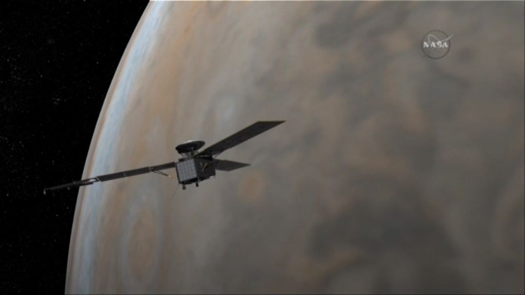 朱諾號進入木星軌道　成歷來最近探測器