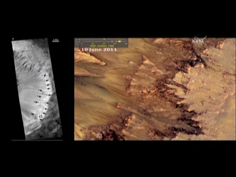 太空總署指火星氣候曾潮濕溫暖