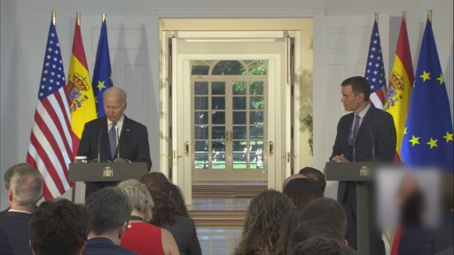 拜登抵西班牙準備參與北約峰會