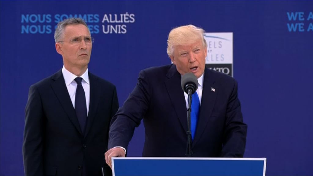 特朗普斥北約成員國無承擔軍費責任