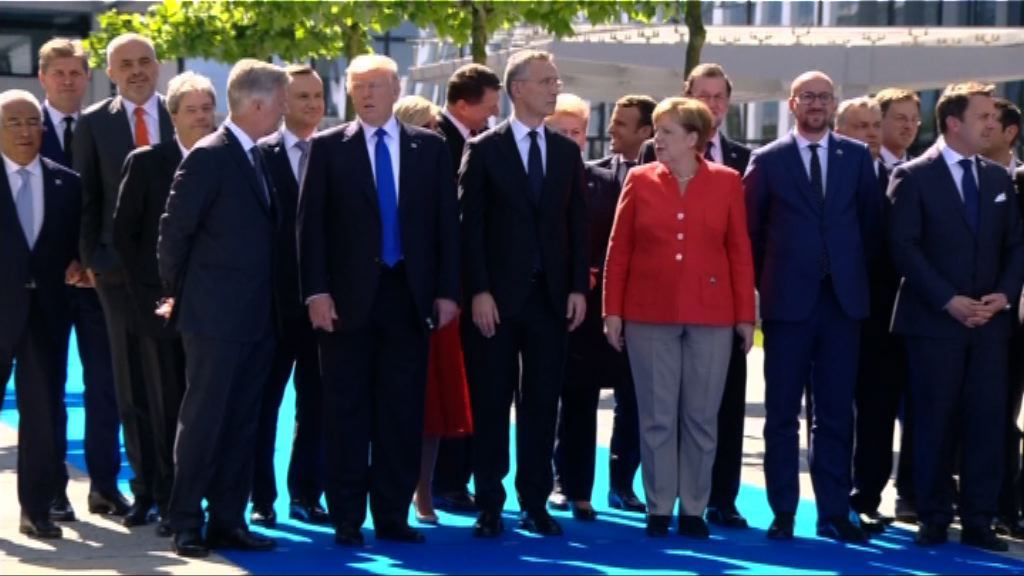 特朗普首次出席北約峰會