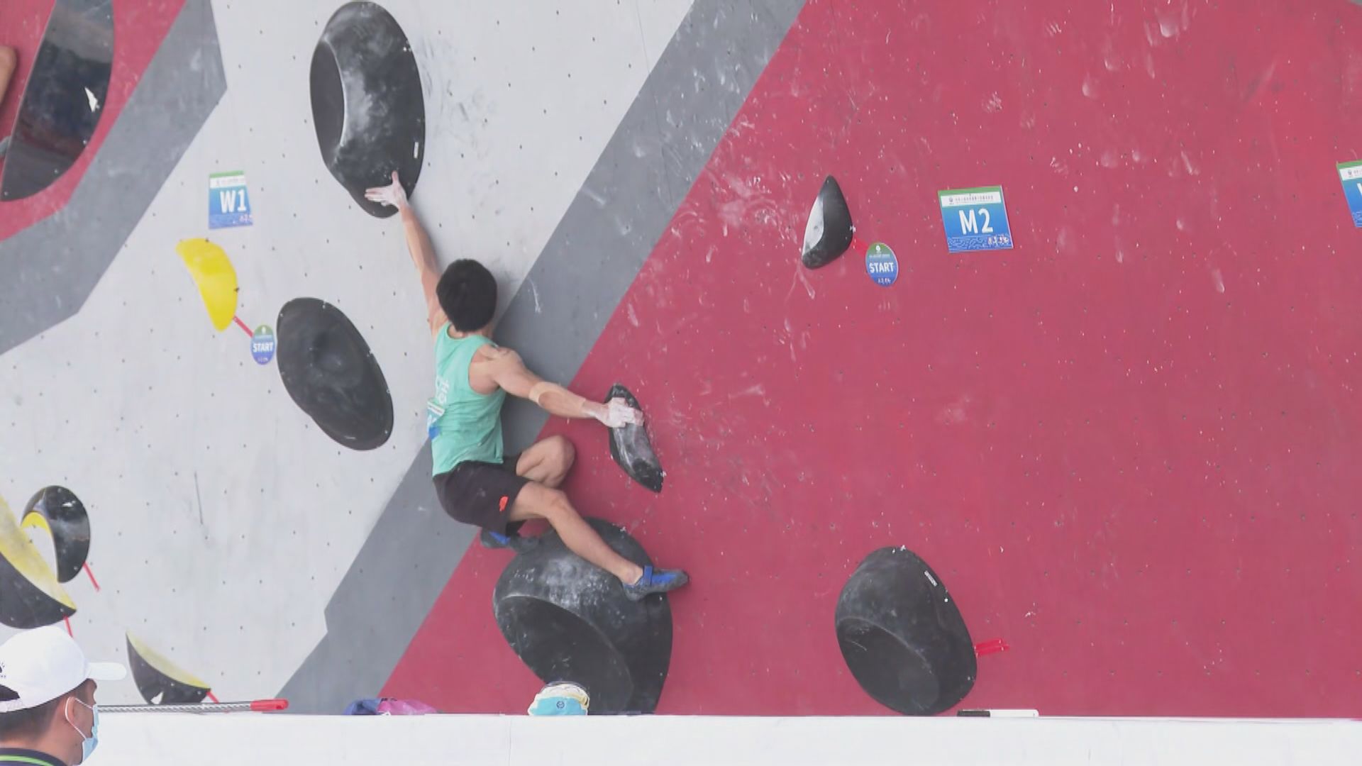 全運會　港隊陳翔志及歐智鋒出戰攀岩兩項全能賽