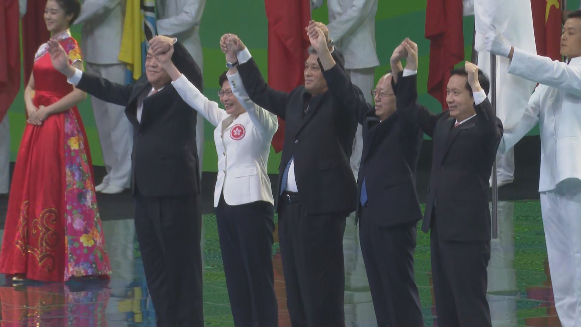 陝西全運會閉幕　授旗給下屆主辦方粵港澳三地