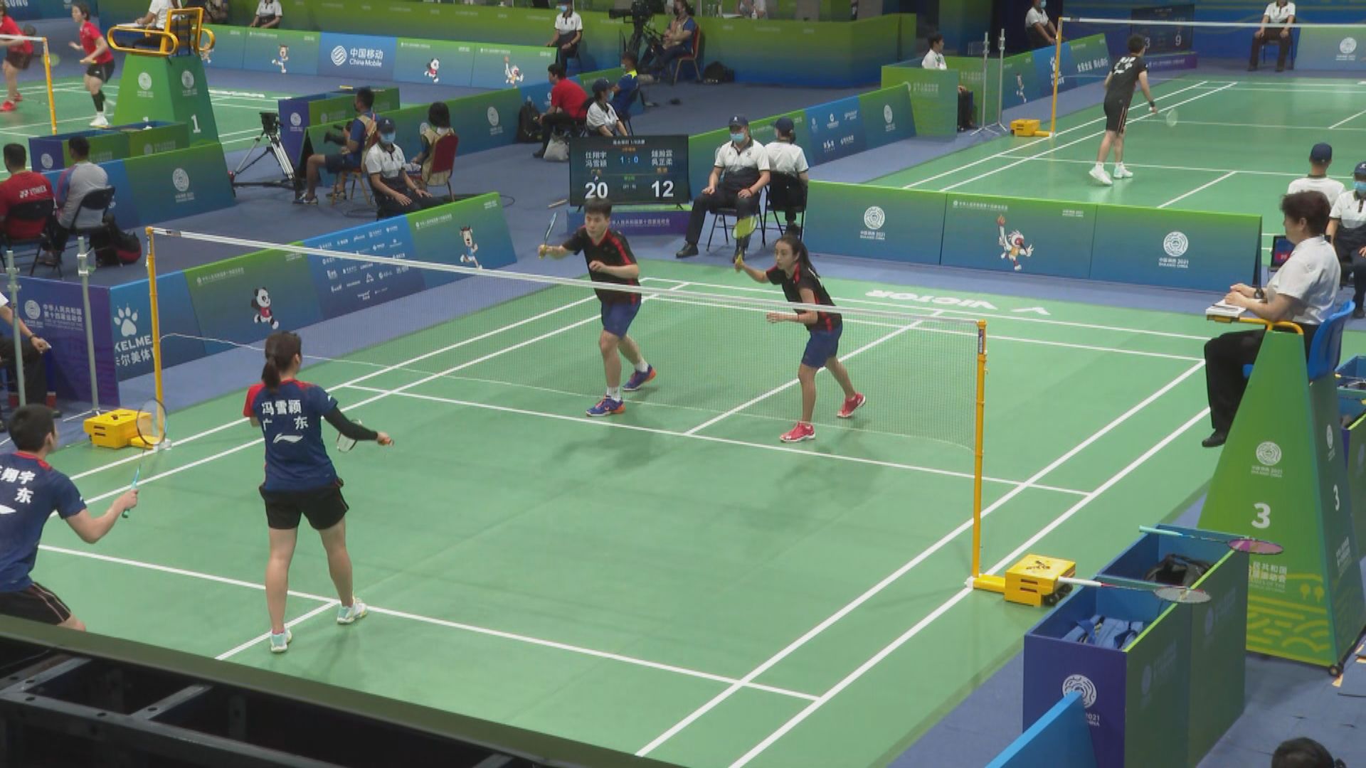 全運羽毛球混雙　鍾瀚霖吳芷柔十六強止步