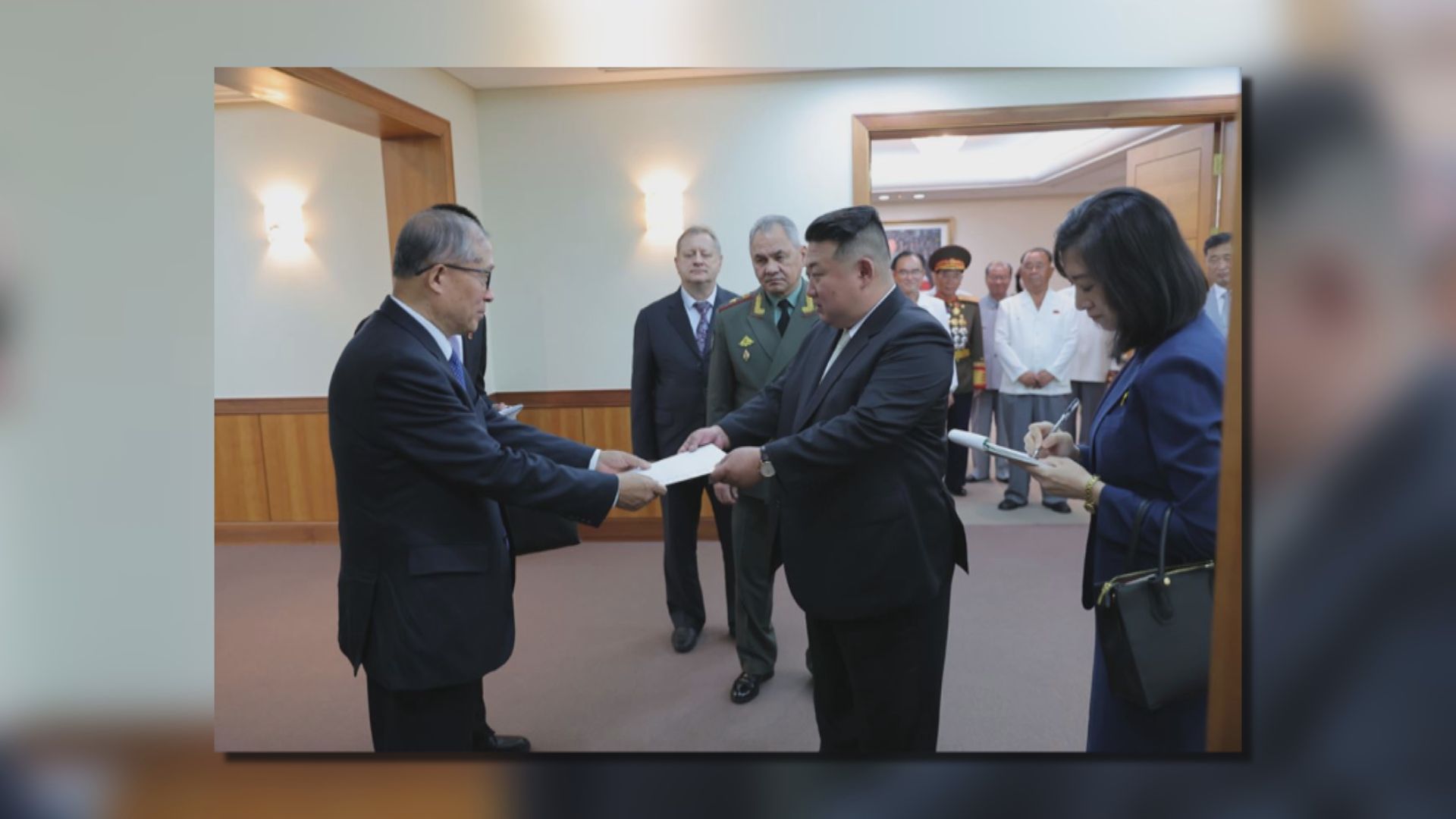 中國代表團向金正恩轉交習近平信件