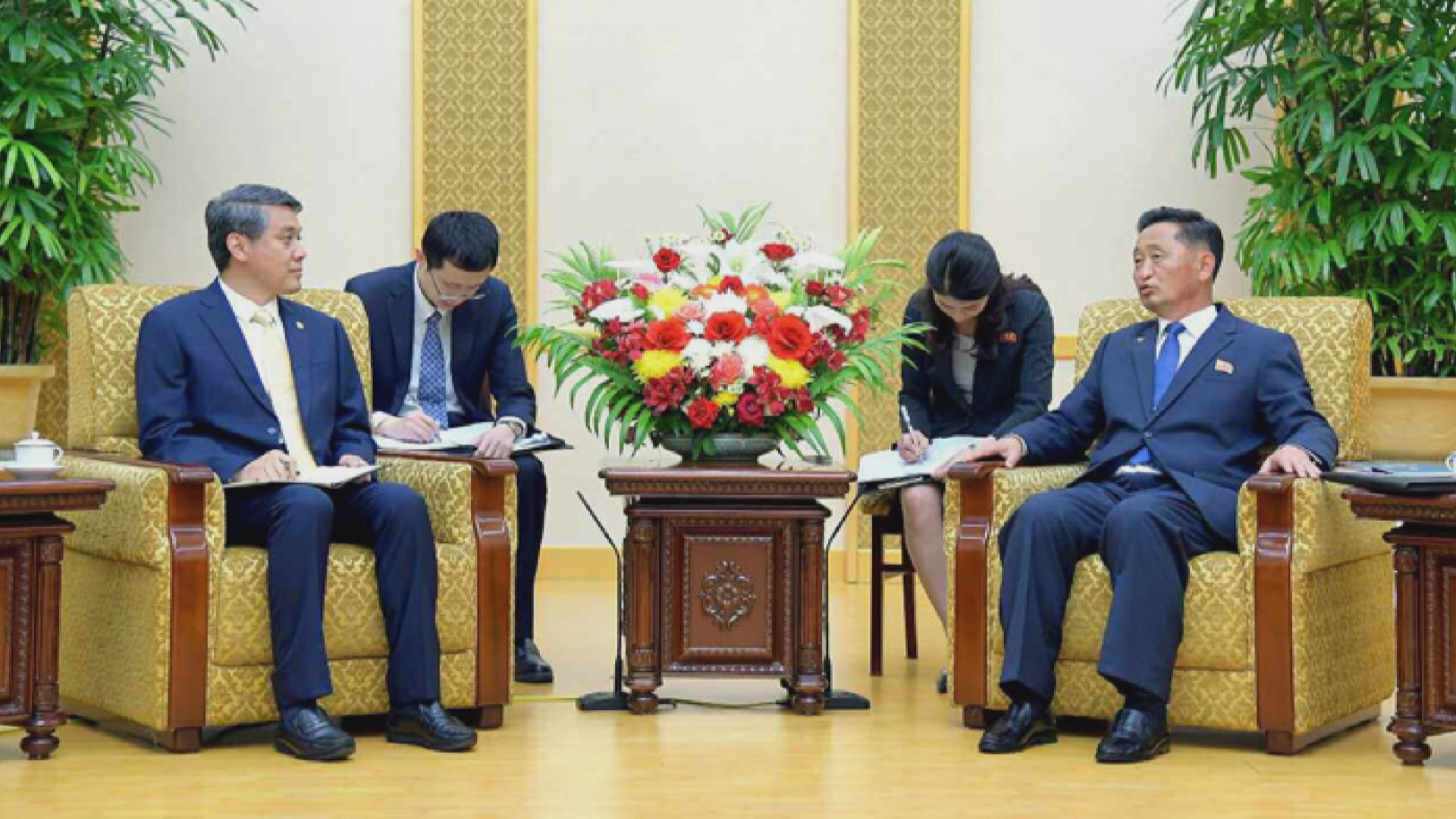 北韓總理接見中國駐北韓大使