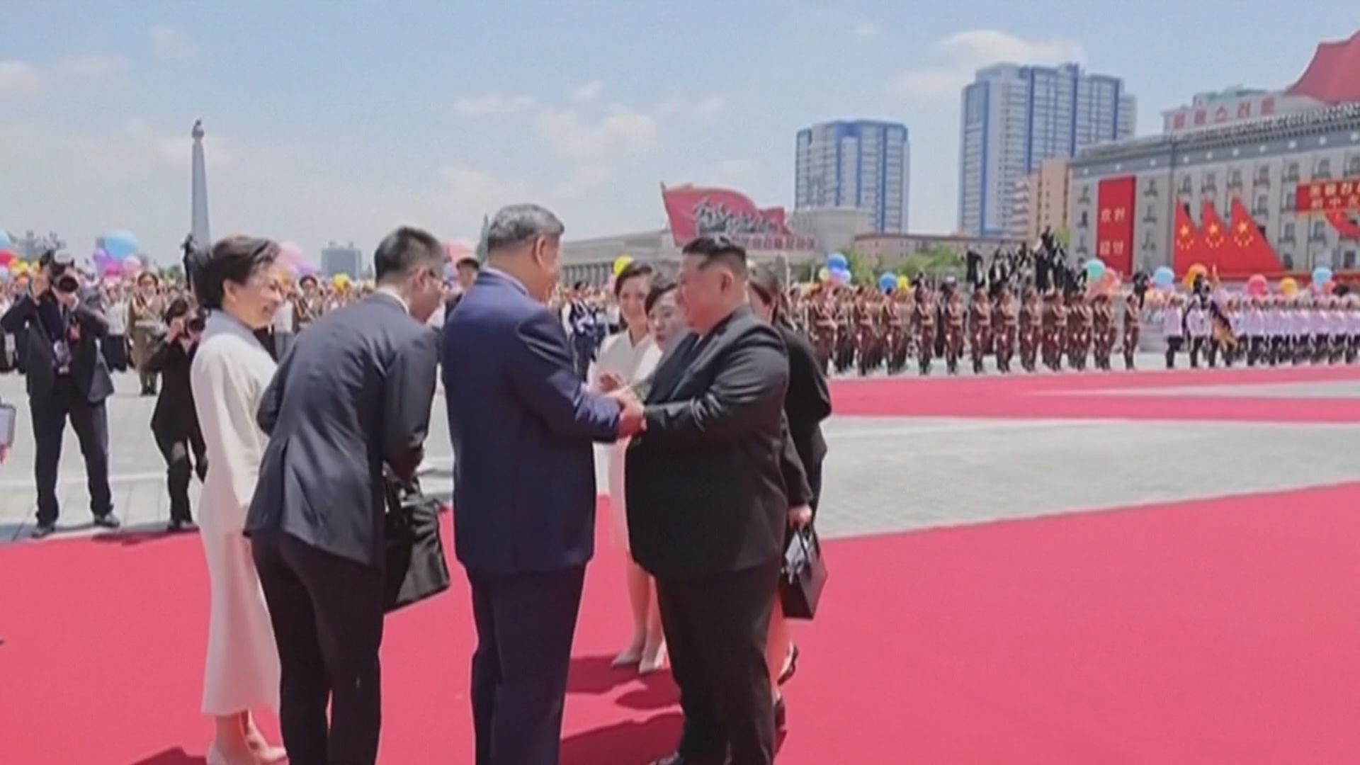 金正恩向習近平發賀電　祝賀國慶77周年