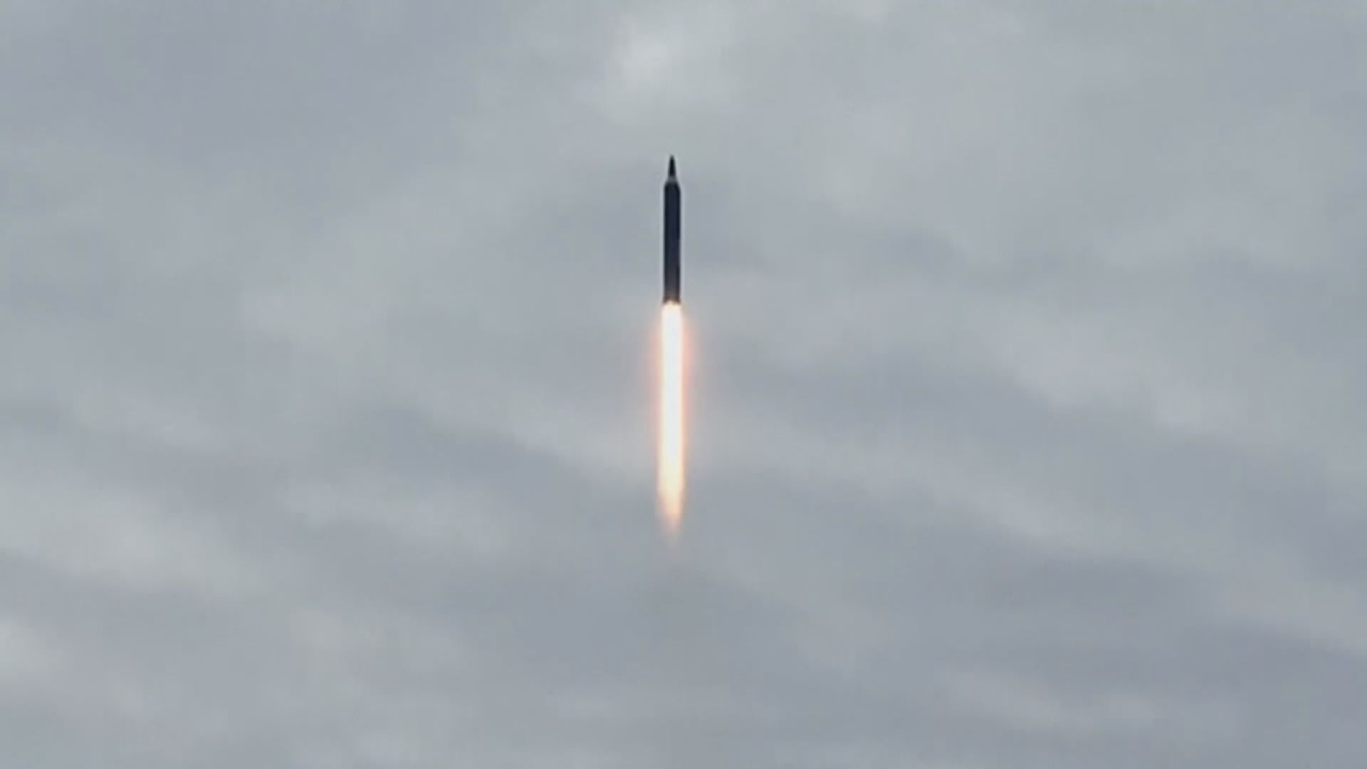 南韓軍方指北韓向東部海域發射一枚彈道導彈