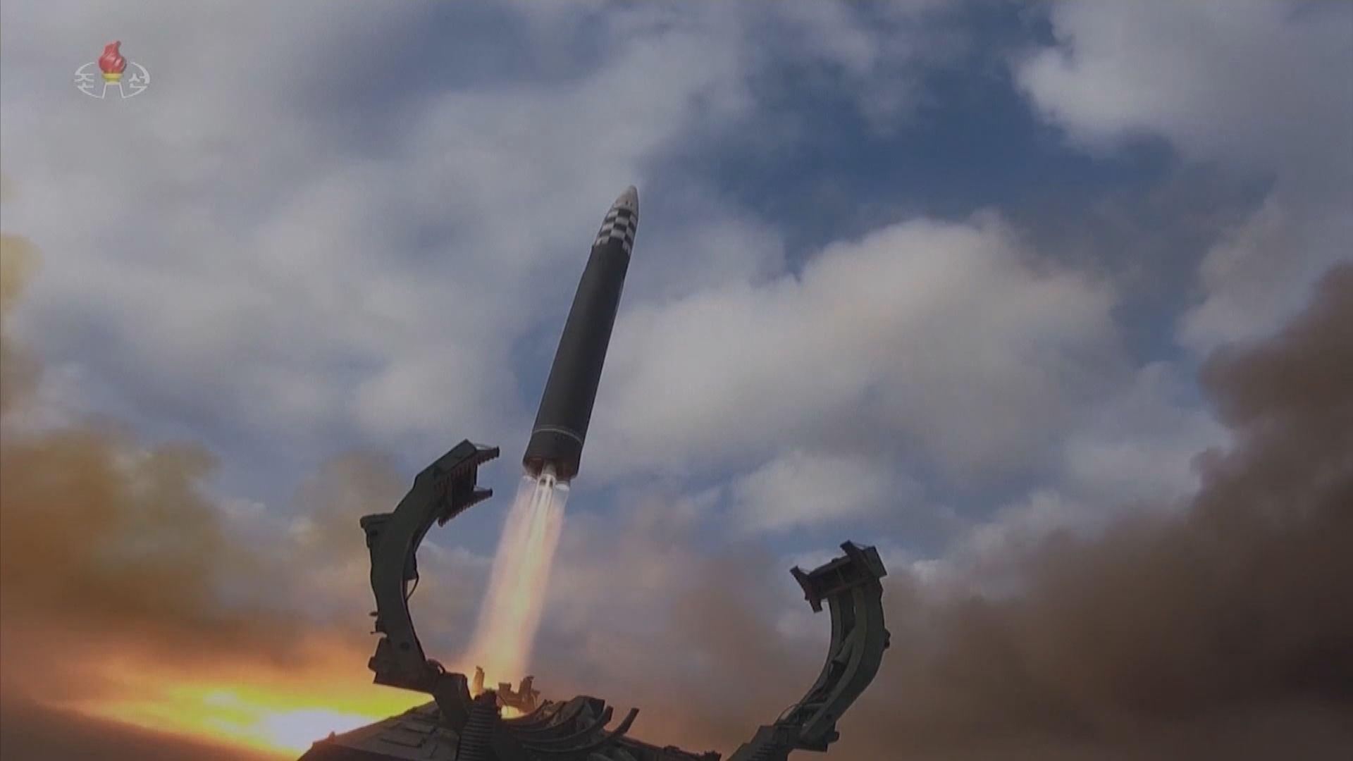 據報北韓早上向東部海域發射彈道導彈