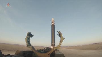 南韓軍方指北韓今早再次試射彈道導彈